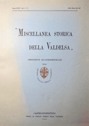 Miscellanea Storica della Valdelsa anno 1961