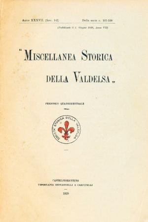 Miscellanea Storica della Valdelsa anno 1929
