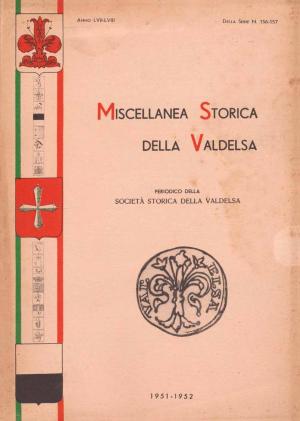 Miscellanea Storica della Valdelsa anno 1951-1952