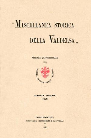 Miscellanea Storica della Valdelsa anno 1901